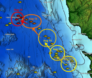 Fishdope Hot Bite Trend Fishing Map
